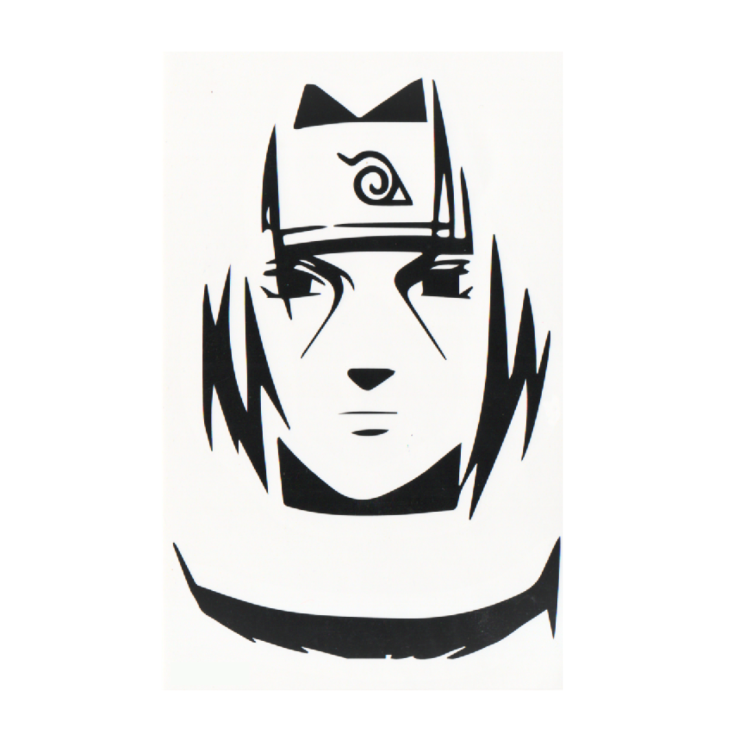 Itachi Uchiha Anime Temporary Tattoo By ShopGomad