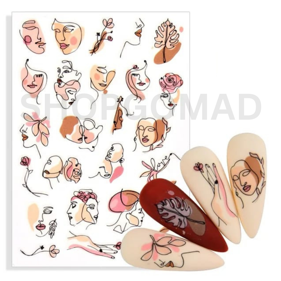 Nail Decal Stickers  By ShopGomad