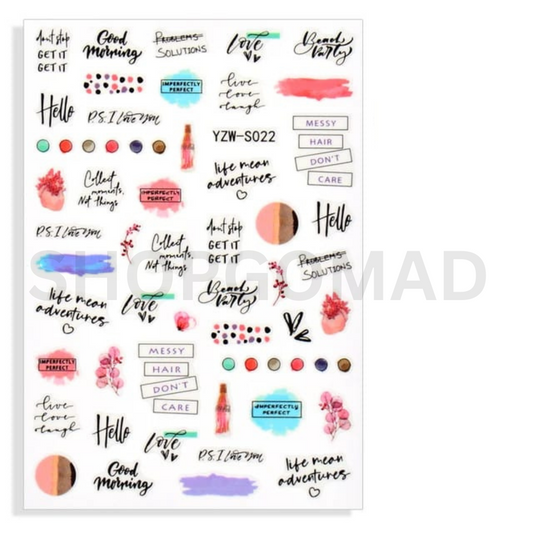 Nail Decal Sticker By ShopGomad