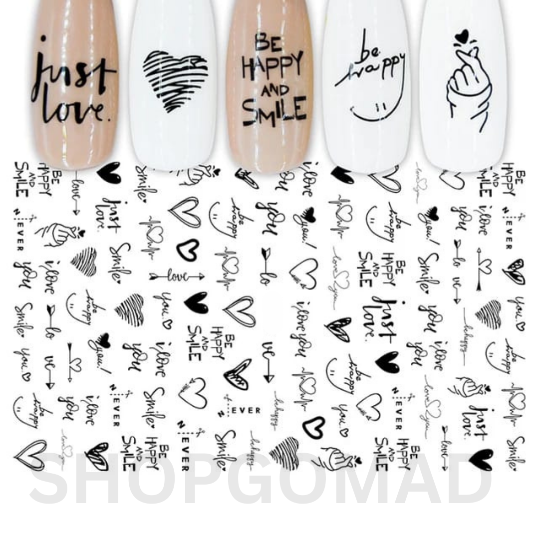 Nail Decal Sticker By ShopGomad