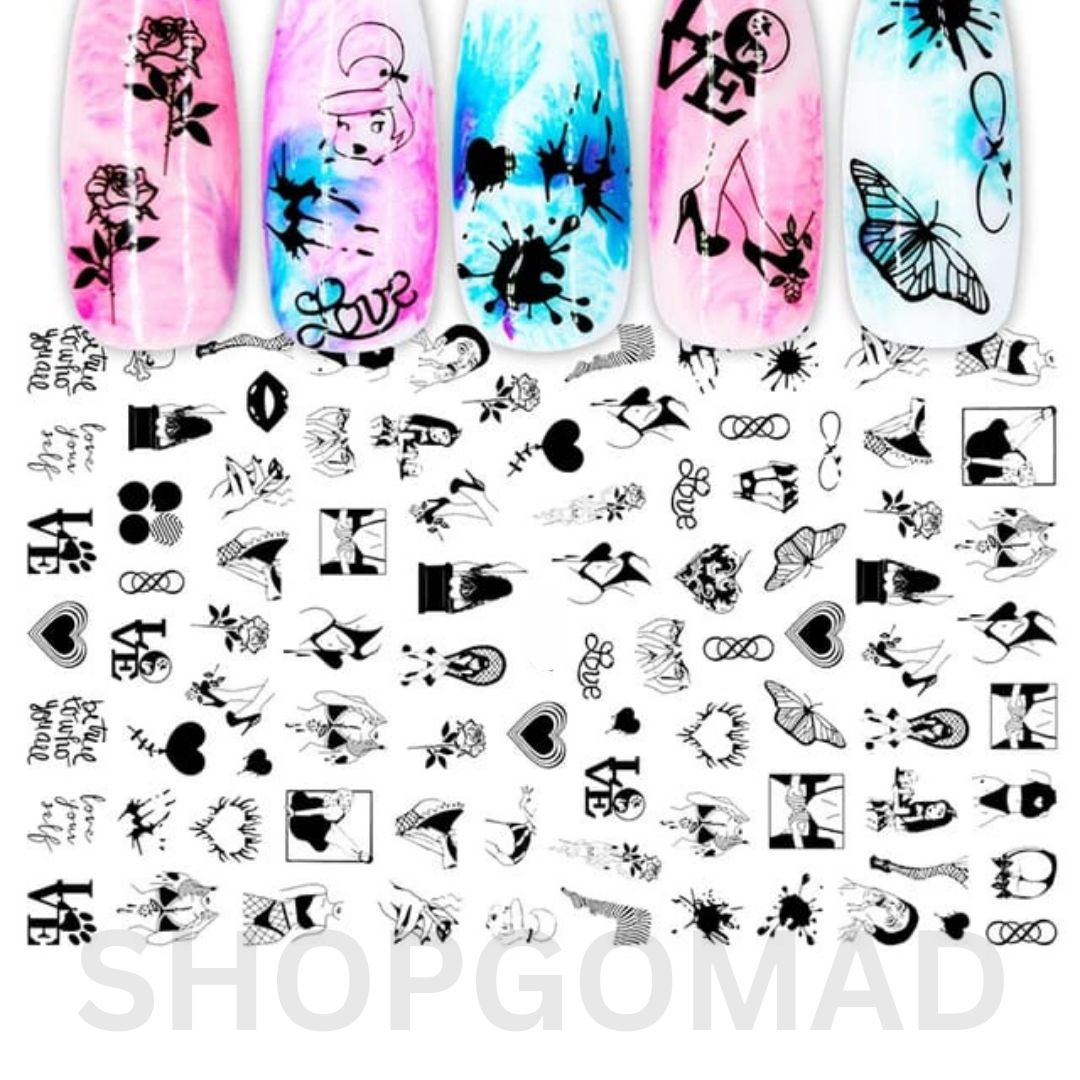 Nail Decal Stickers By ShopGomad