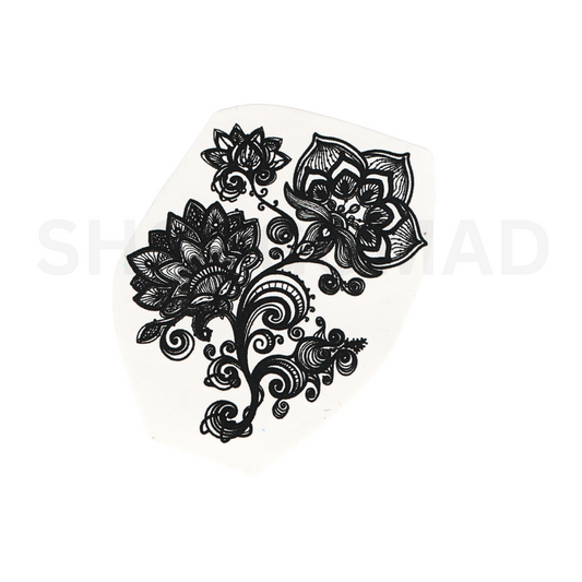 Floral Temporary Tattoo By ShopGomad