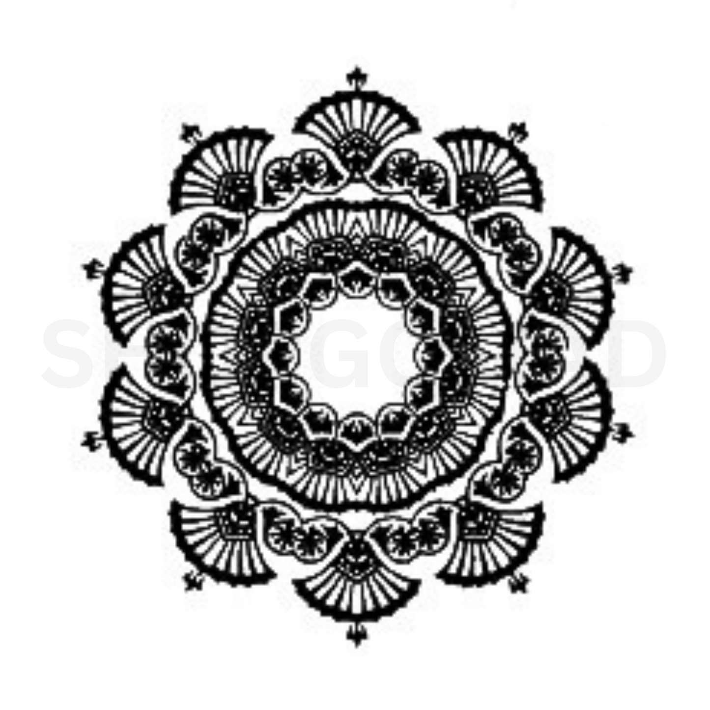 Mandala Temporary Tattoo By ShopGomad