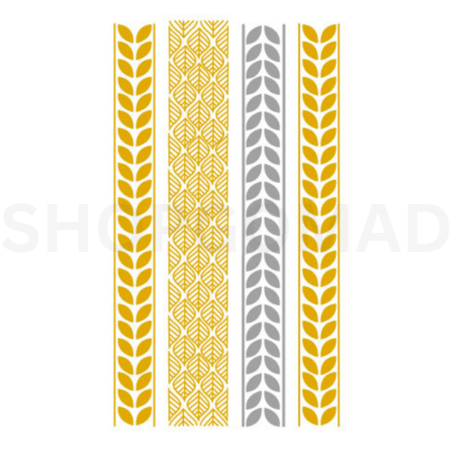 Henna Style Waterproof Metallic/Flash Temporary Tattoo By ShopGomad