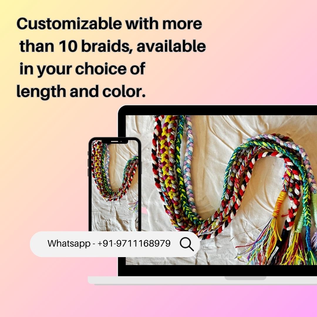 Rainbow Twist Braids- 5 Braids In 1