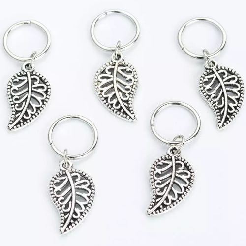 Hair Braid Decorative Silver Hair Rings By ShopGomad (20 PIECE)