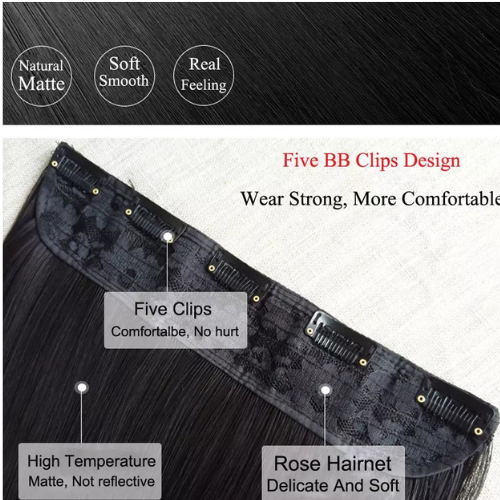 Ombre 5 Clip Full Head Hair EXTENSIONS-Hair Extensions By ShopGomad