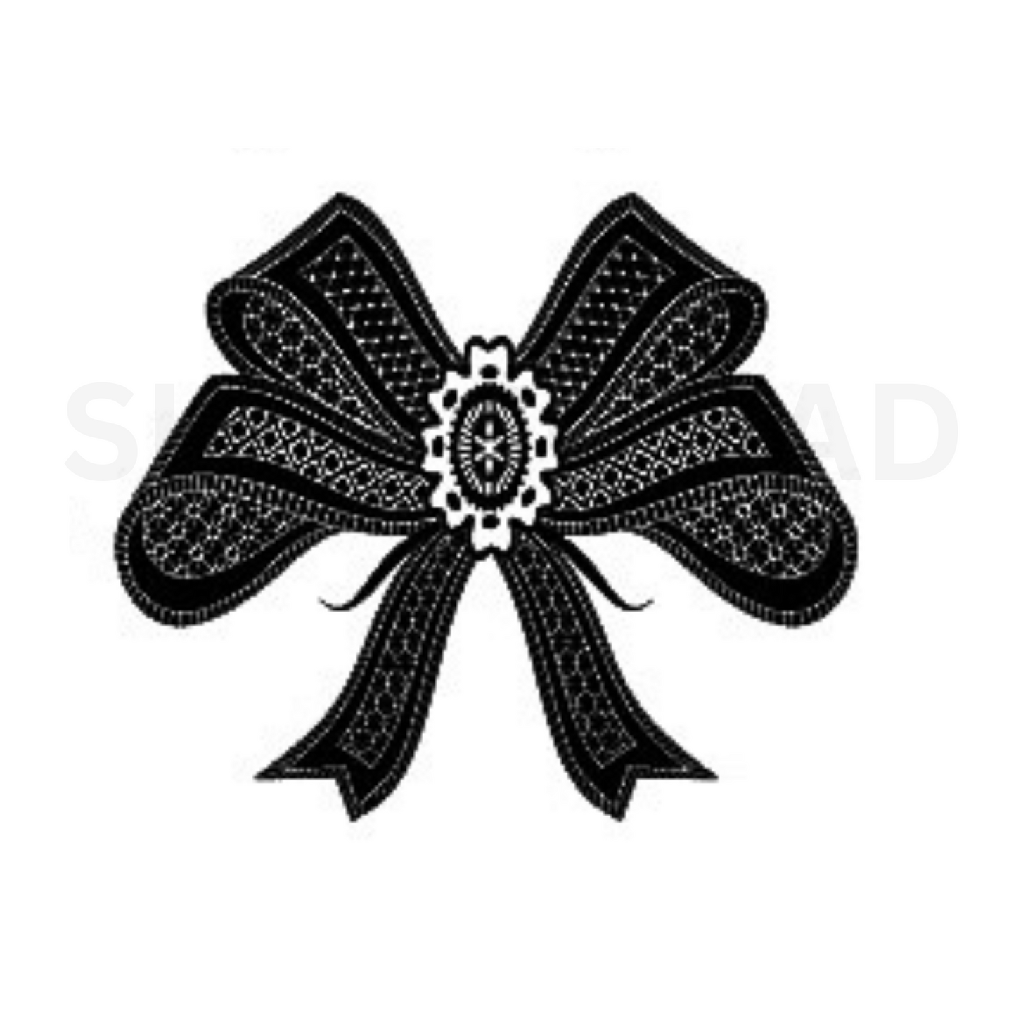 Bow Temporary Tattoo By ShopGomad