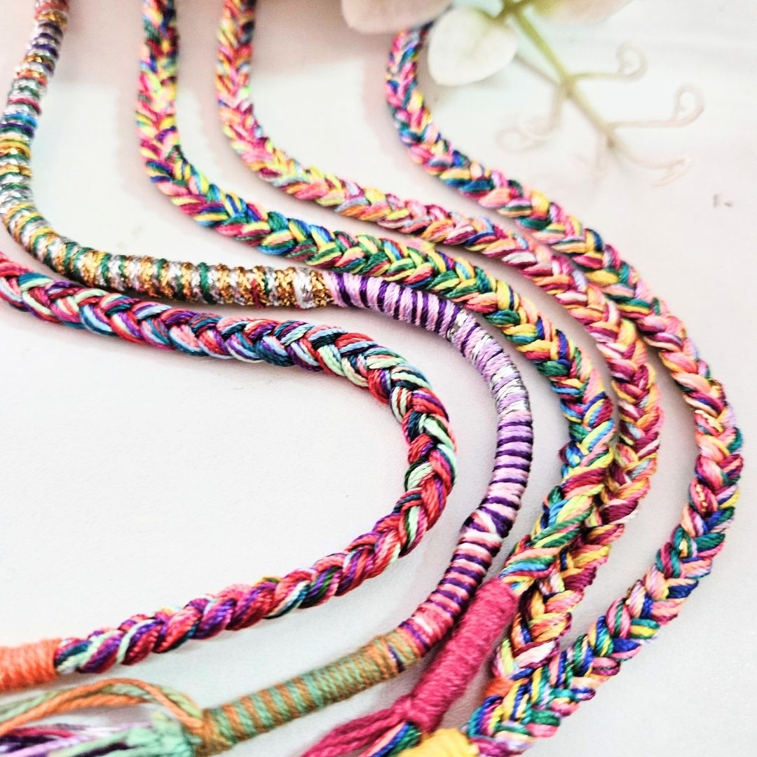Rainbow Twist Braids- 5 Braids In 1