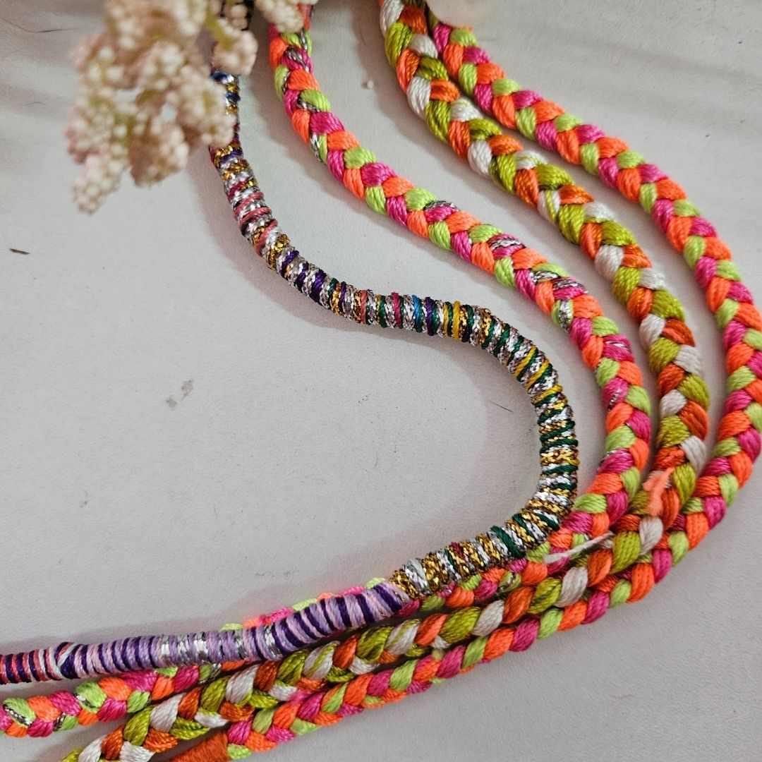 Rainbow Twist Braids- 5 Braids In 1