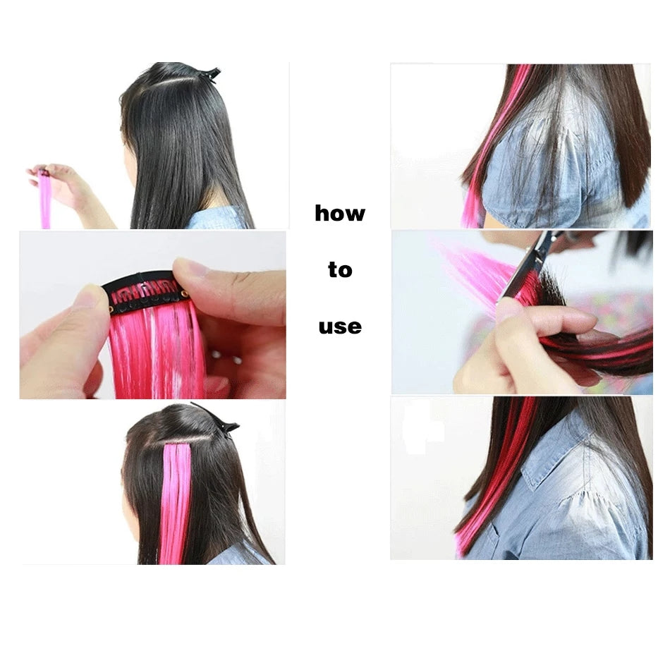 Barbie Pink One Clip Hair Extensions By ShopGomad