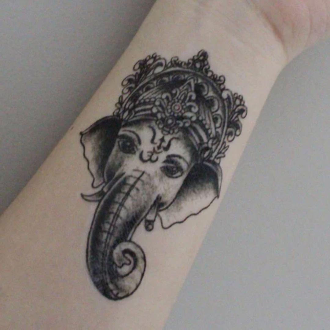Ganpati Bappa Morya Ganesh Ji temporary Tattoo