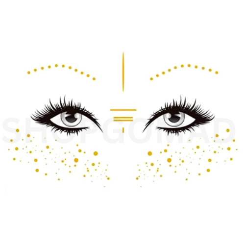 Glitter Freckles Face Temporary Waterproof Tattoo By ShopGomad