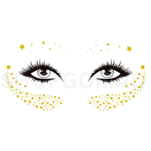 Glitter Freckles Face Temporary Waterproof Tattoo By ShopGomad