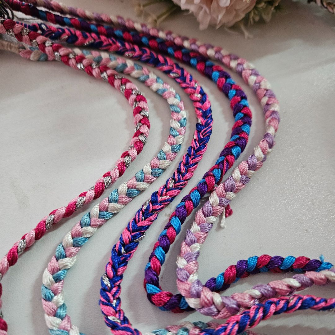 Rainbow Twist Braids- 5 Braids In 1