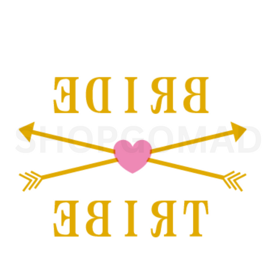 Bride Tribe Temporary Tattoo By ShopGomad