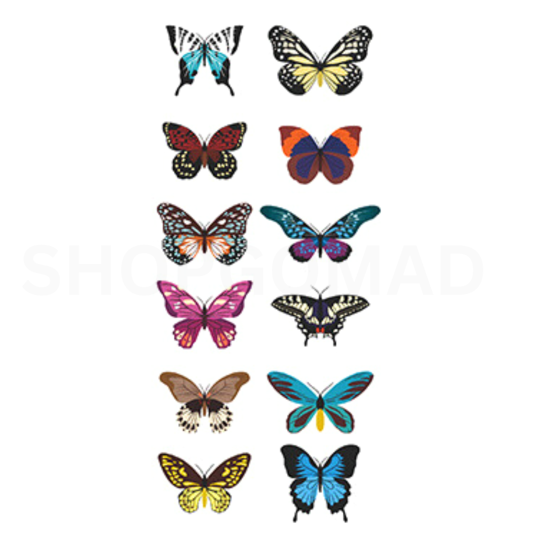 Butterfly Temporary Tattoo By ShopGomad