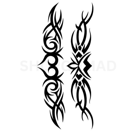 Band Temporary Tattoo By ShopGomad