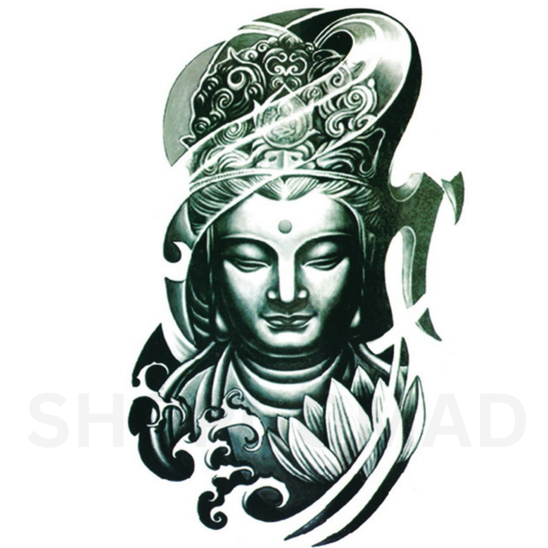 Buddha Temporary Tattoo By ShopGomad