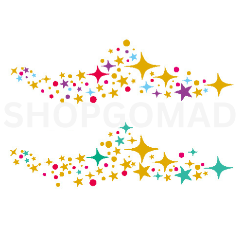 Glitter Coloured Freckles Face Temporary Waterproof Tattoo By ShopGomad