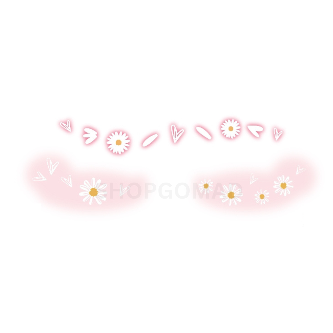 Daisy On Pink Temporary Tattoo By ShopGomad