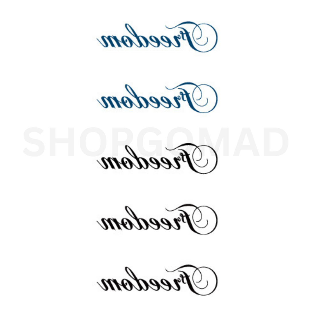 Freedom Temporary Tattoo By ShopGomad