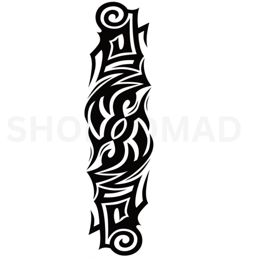 Full Arm/Leg Tribal Temporary Tattoo By ShopGomad