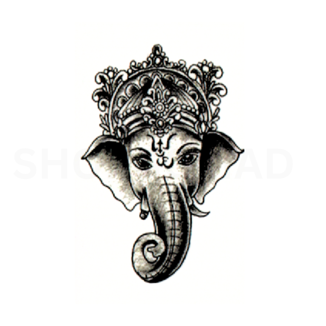 Ganpati Bappa Morya Ganesh Ji temporary Tattoo