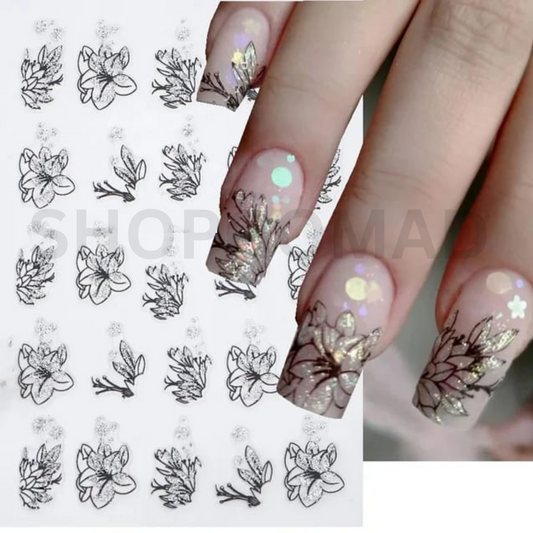 Glitters Nail Decal Sticker By ShopGomad