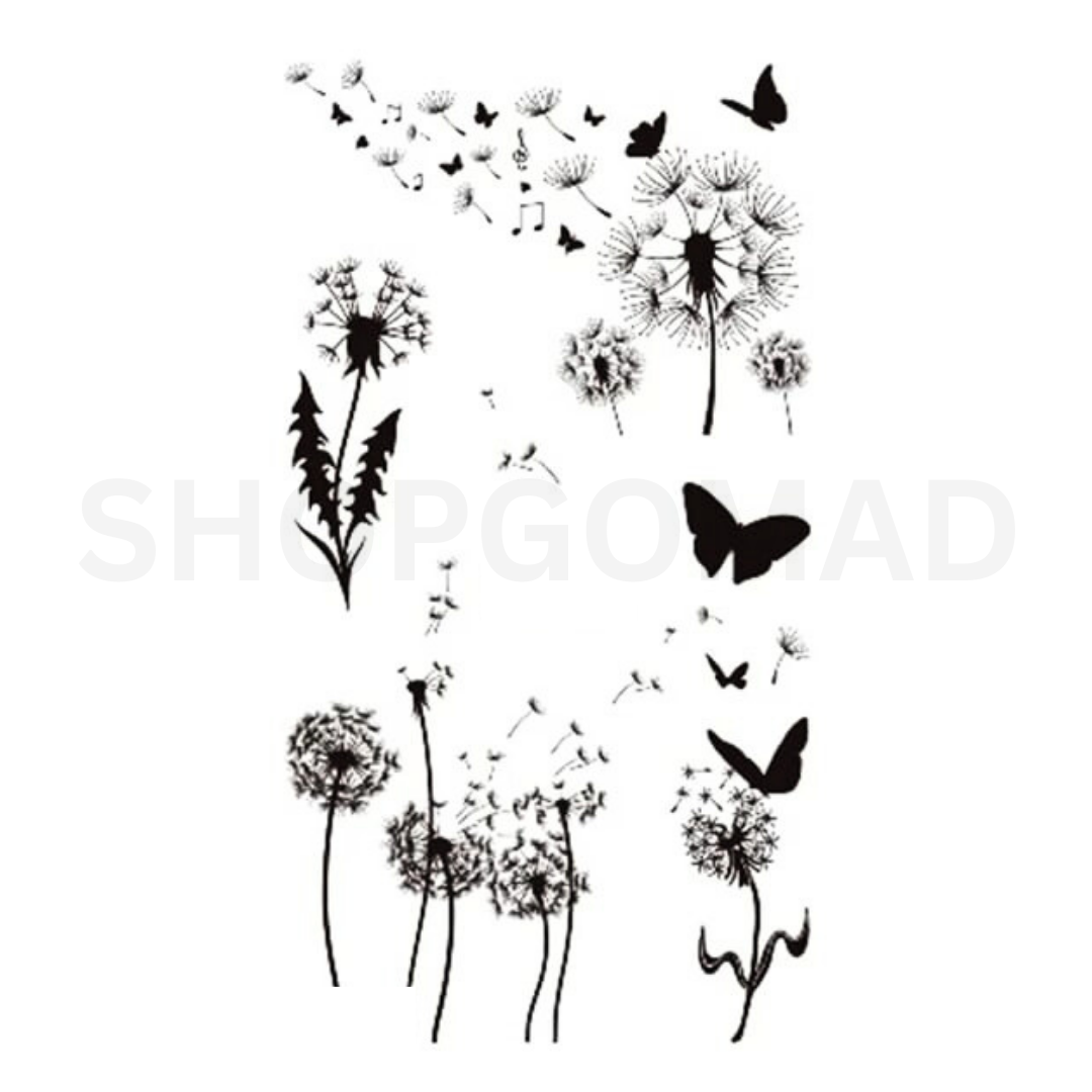 Grow And Bloom Temporary Tattoo By Shopgomad
