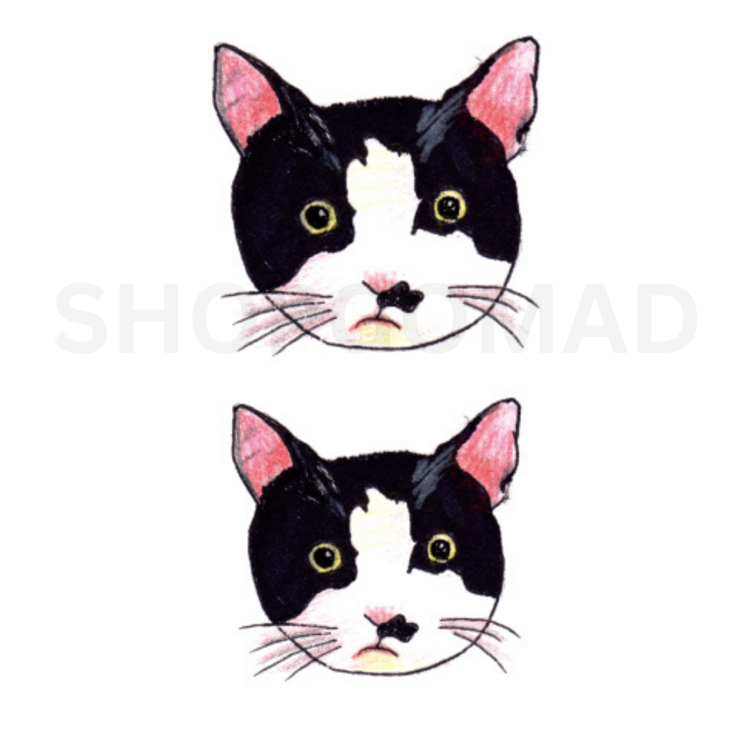 House Cat Temporary Tattoo By ShopGomad