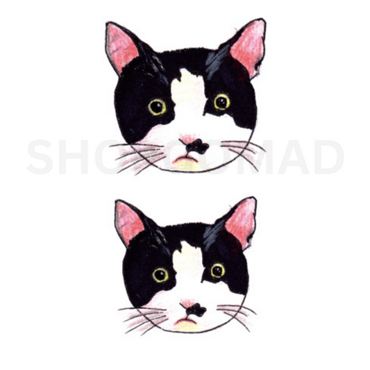 House Cat Temporary Tattoo By ShopGomad