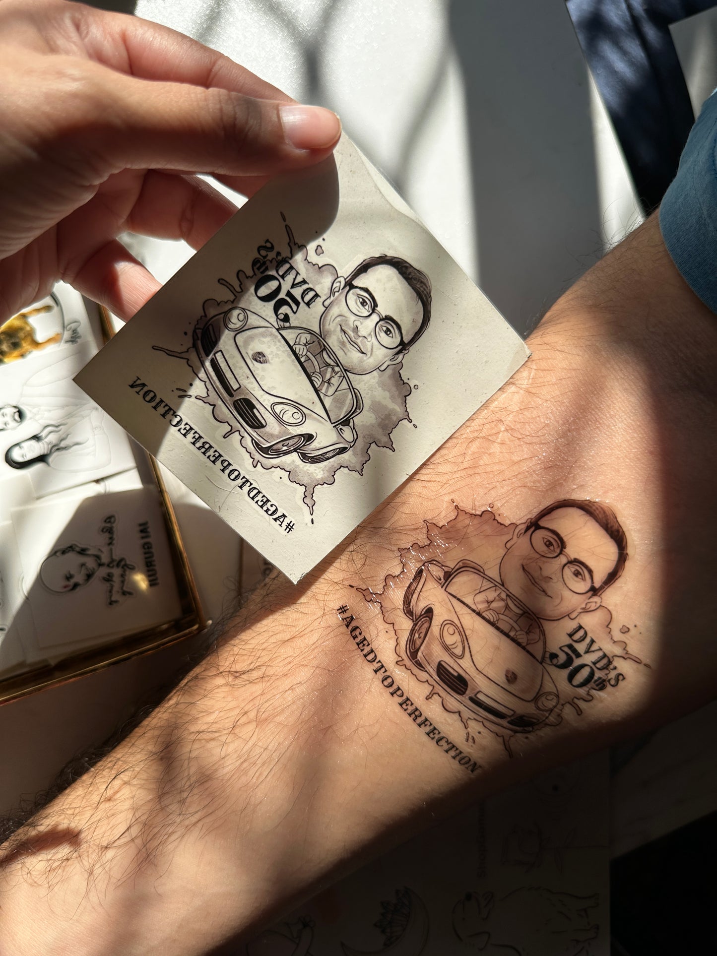 Custom Waterproof Temporary Tattoo / Body Sticker ✨ Get Inked Your Way! 🎂 BIRTHDAYS & PRIVATE PARTIES