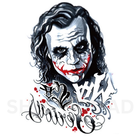 Joker Temporary Tattoo By ShopGomad