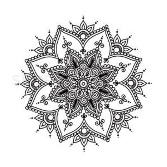 Mandala Of Life Temporary Tattoo By ShopGomad