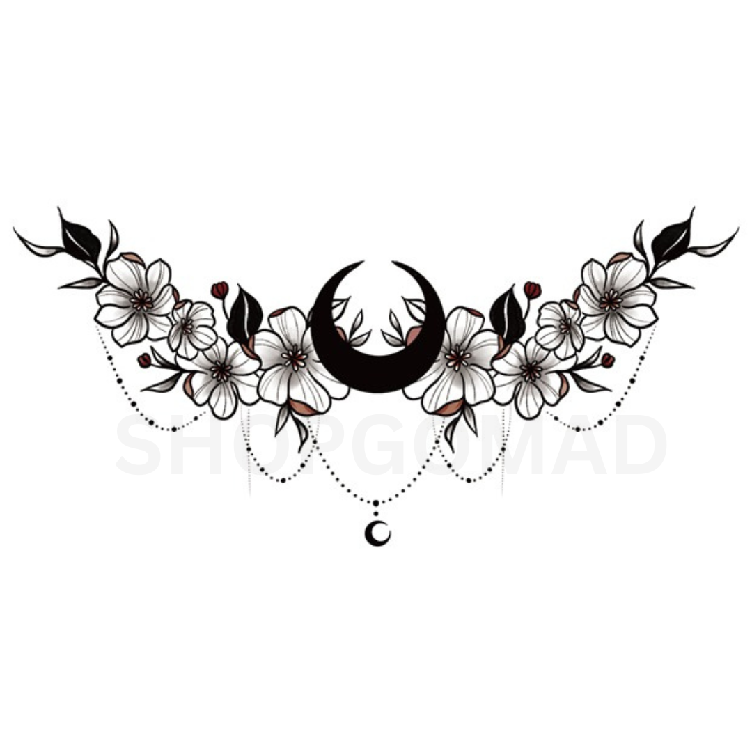 Moon Light temporary Tattoo By ShopGomad