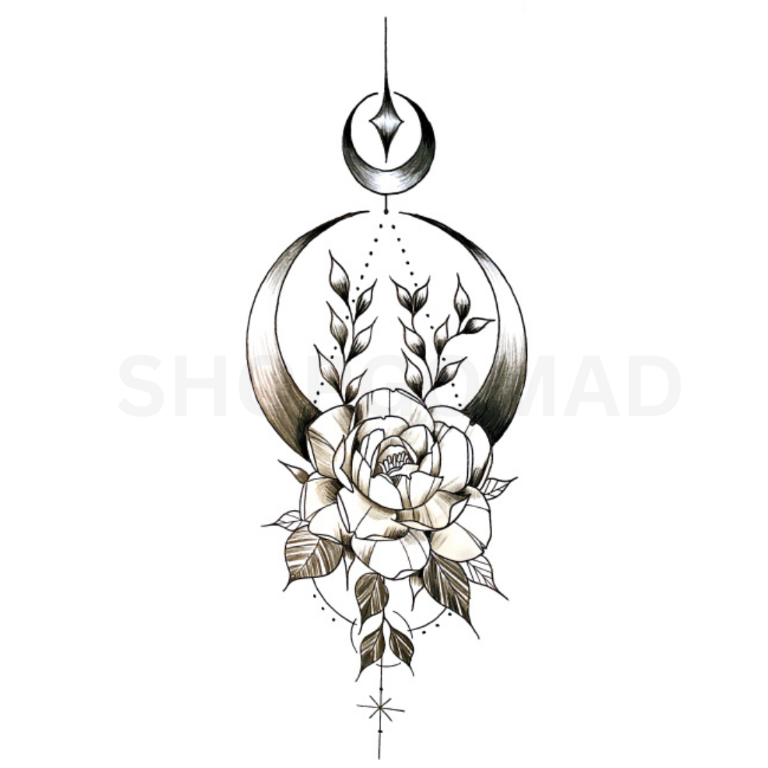 Rose Bus Temporary Tattoo By ShopGomad