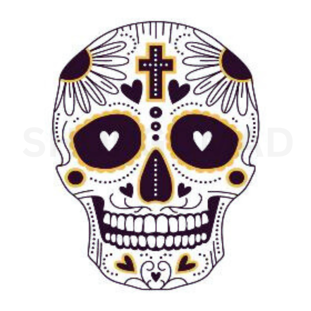 Skull Infatuation Temporary Tattoo By ShopGomad