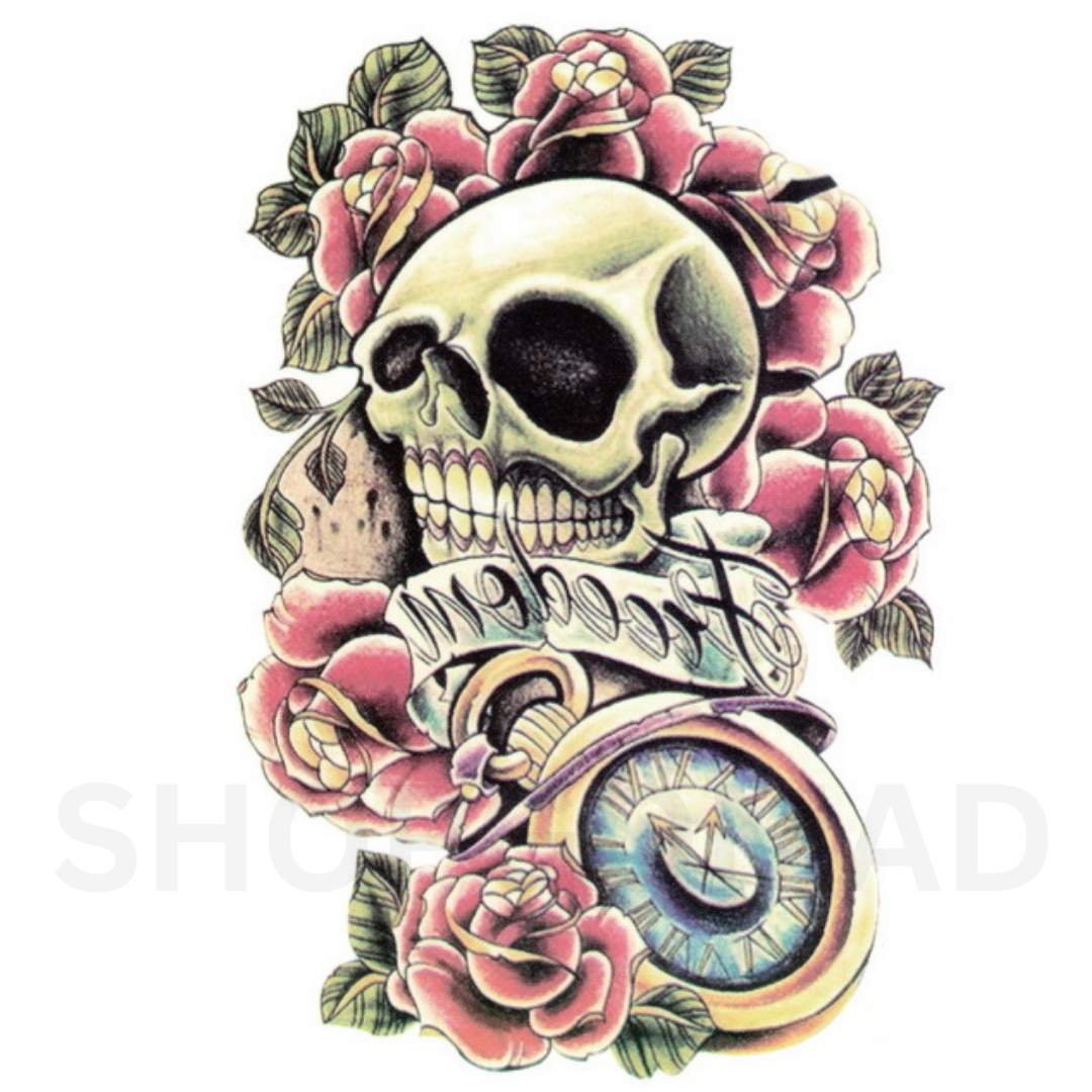 Skull The Truth Temporary Tattoo By ShopGomad