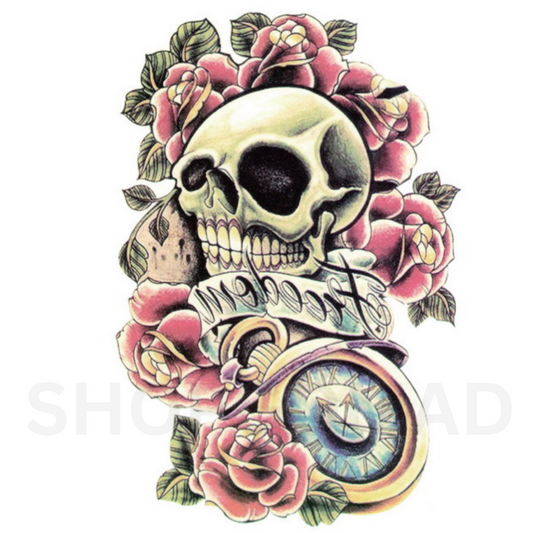 Skull The Truth Temporary Tattoo By ShopGomad