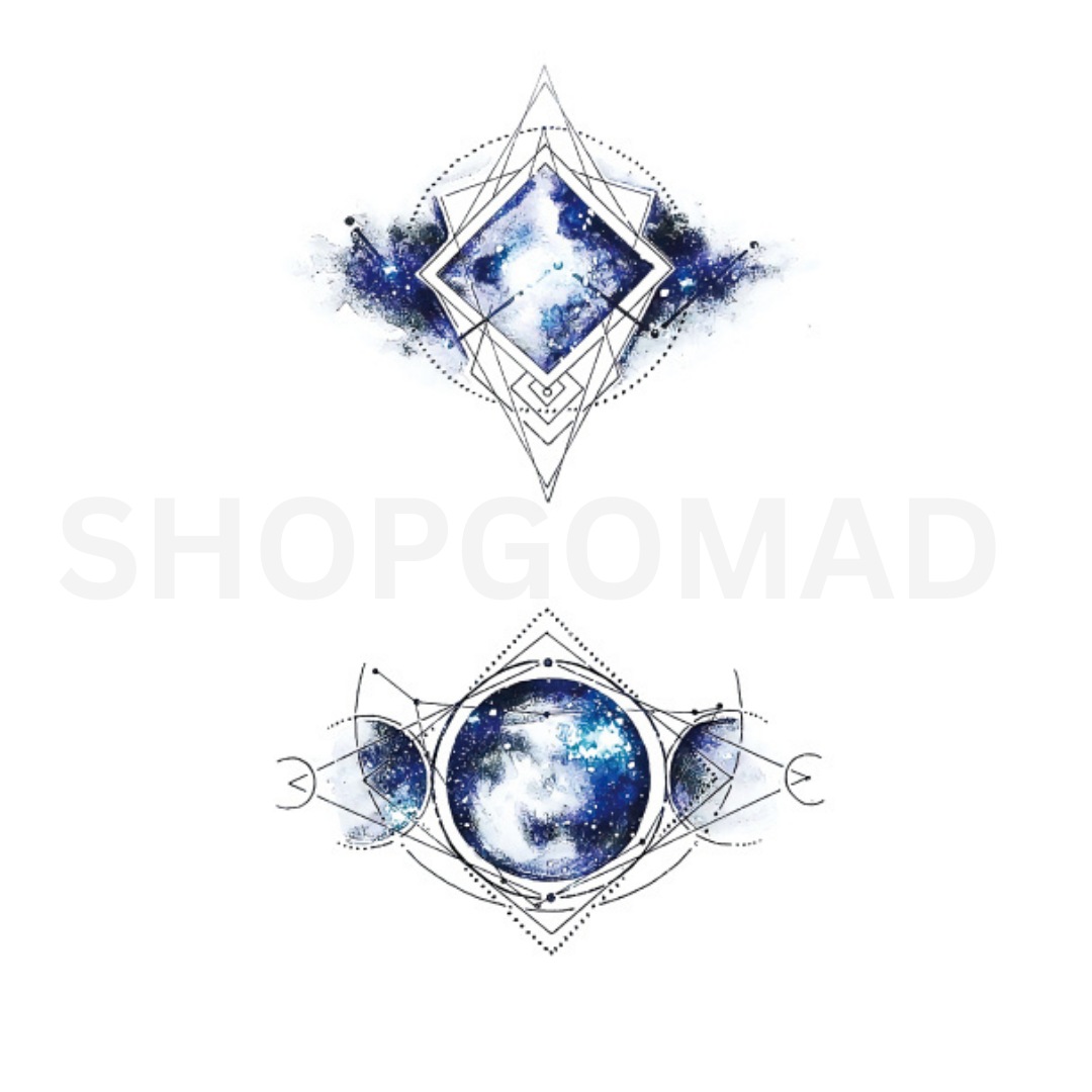 Solar System Temporary Tattoo By ShoGomad