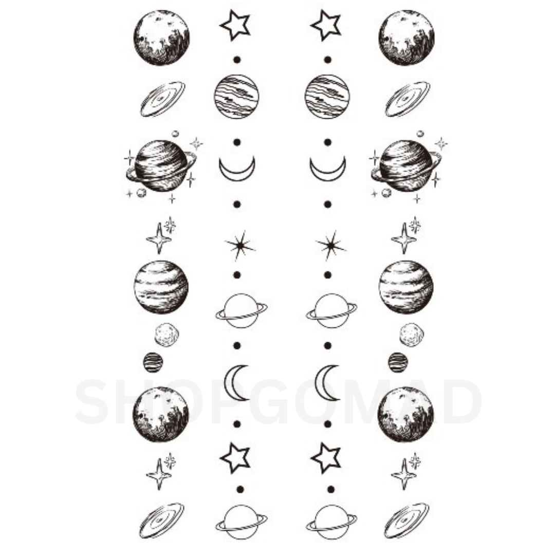 Star System Temporary Tattoo By ShopGomad