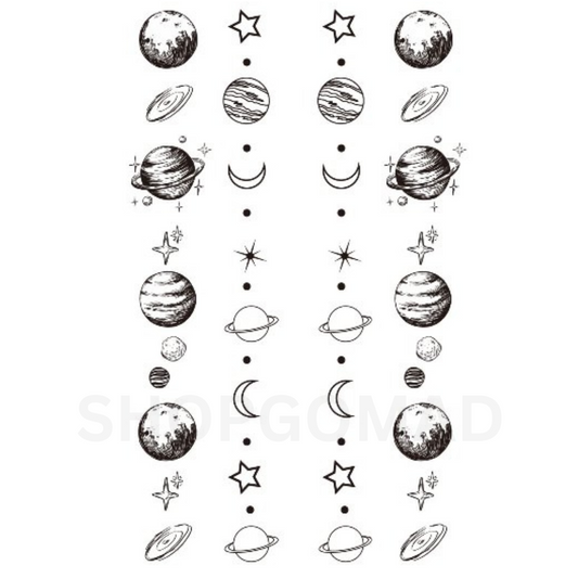 Star System Temporary Tattoo By ShopGomad