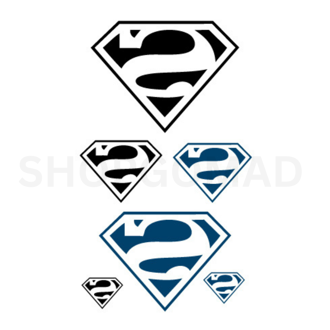 Superman Temporary Tattoo By ShopGomad