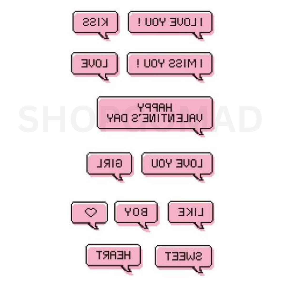 Valentines 4 Bundle Pack Temporary Tattoo By ShopGomad