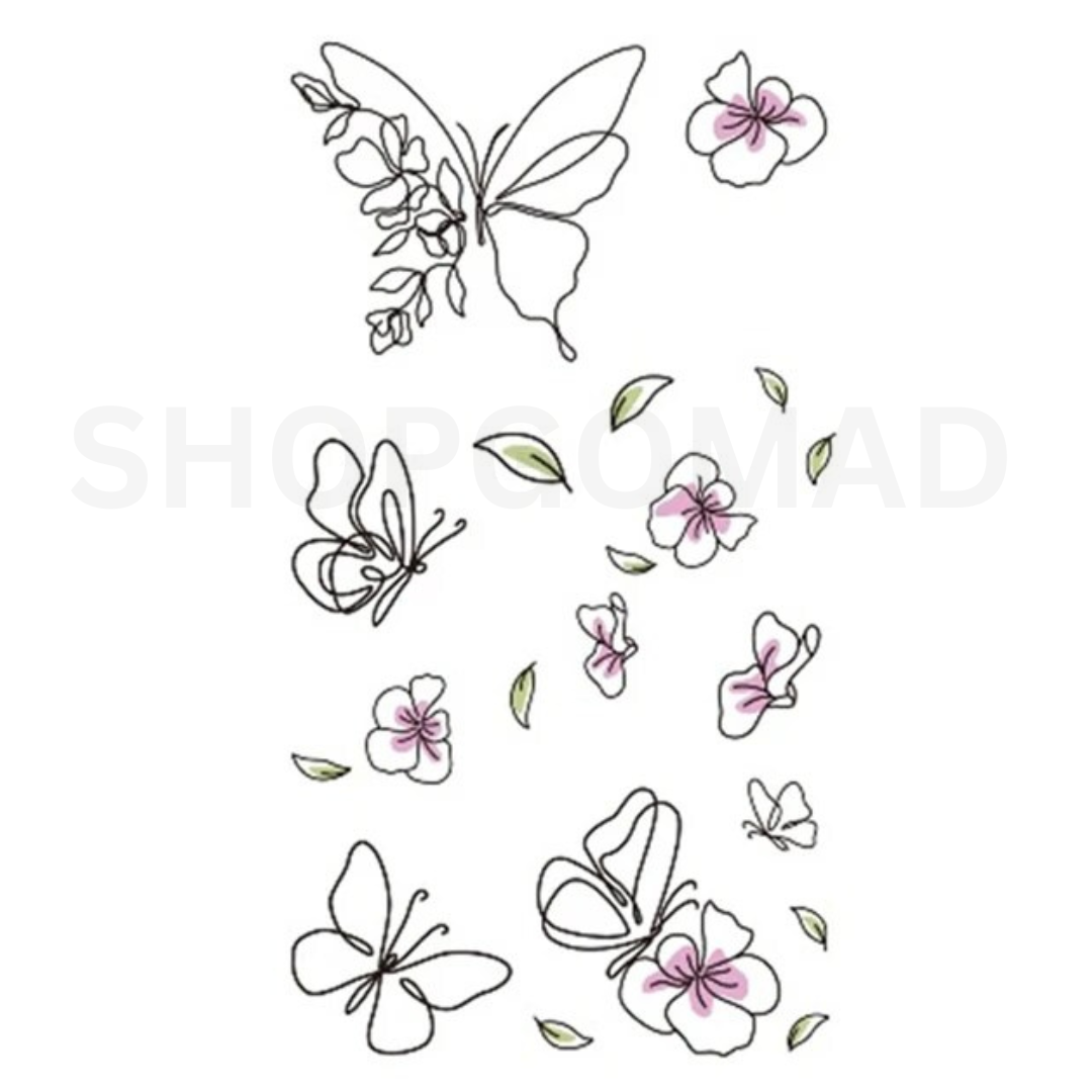 The Pretty Pack Temporary Tattoo By ShopGomad