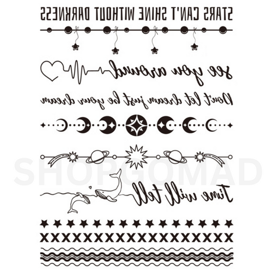 Time Will Tell Temporary Tattoo By ShopGomad