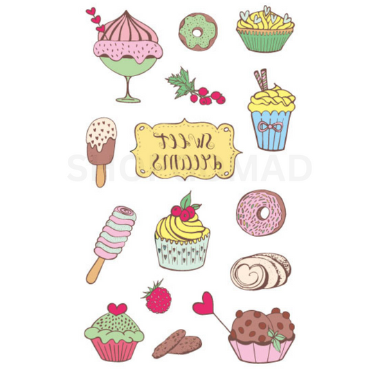 We All Scream For Ice-cream Temporary Tattoo by ShopGomad
