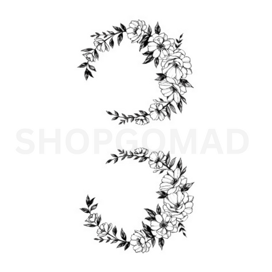 Wreath Temporary Tattoo By ShopGomad