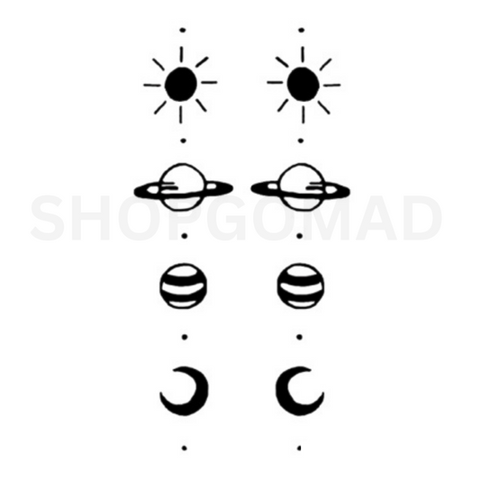 Counting Stars Temporary Tattoo By ShopGomad